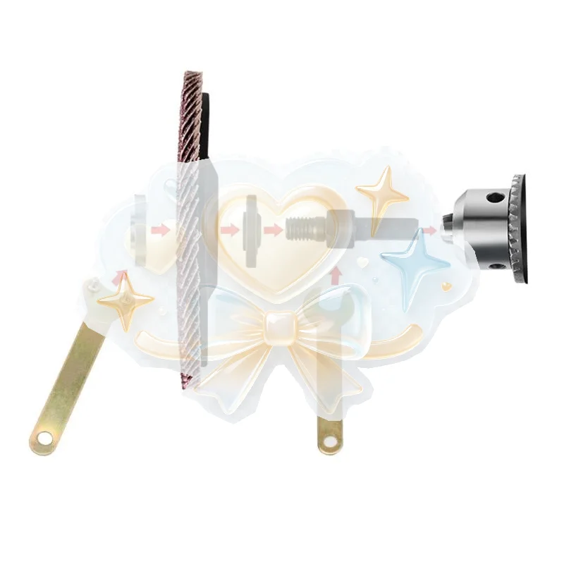 10mm Electric Drill to Angle Grinder Connecting Rod Adapter Set High Precision for Workshop Repair Metal Cutting Stone Polishin