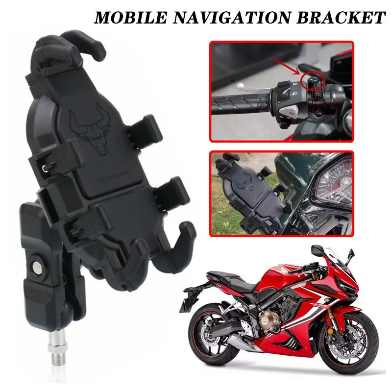 

Universal Motorcycle GPS Navigation Frame Mobile Phone Mount Bracket Fit For 302 302R