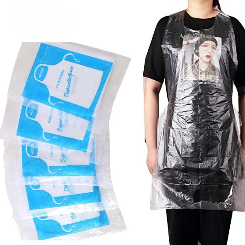 10/20PCS Disposable Aprons Clean Plastic Household Aprons Waterproof Robes Individually Wrapped Cooking Services Painting Picnic