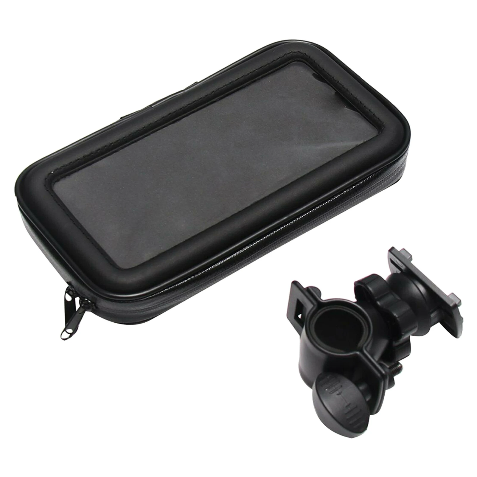 1pc Phone Holder Pouch Waterproof Bike Phone Bag for Cycling Motorcycling Outdoor Navigation Rainproof Case Durable Gear