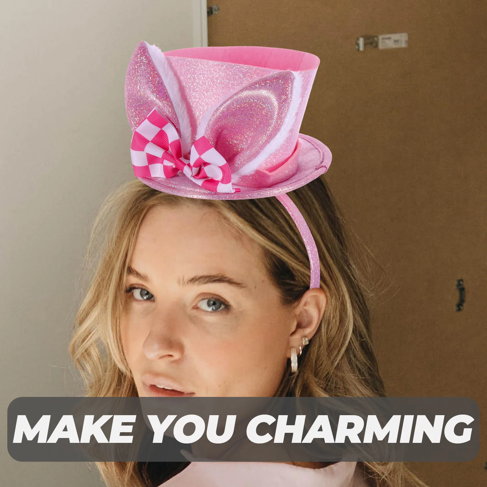 

1 set 1 Set Bunny Ear Headband Kids Easter Party Costume Prop Rabbit Design Hair Hoop For Cosplay Birthday Decoration