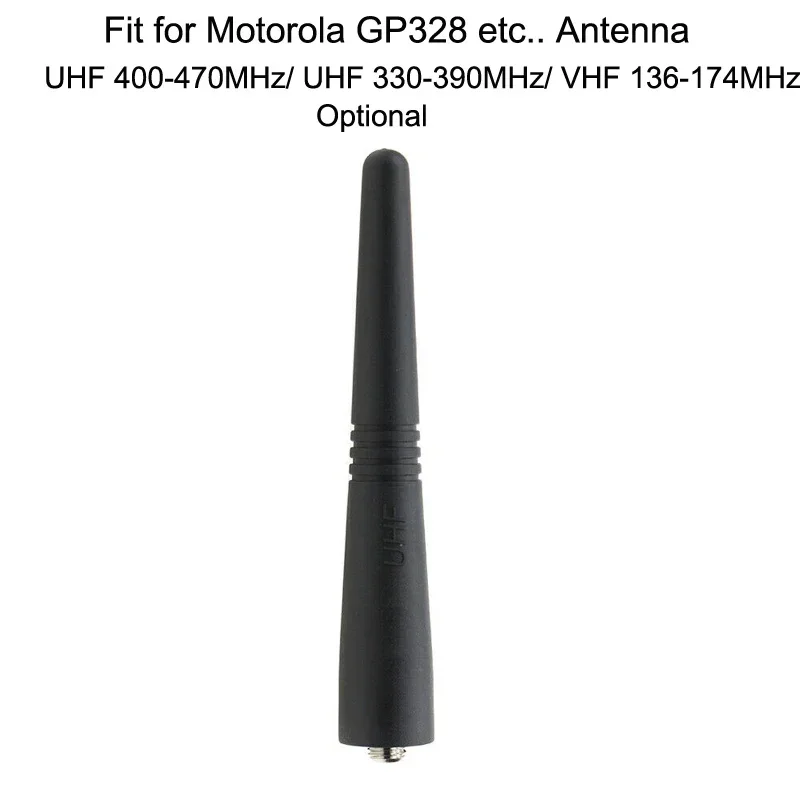 1PCS UHF 400-470mhz/UHF 330-390MHz/VHF 136-174MHz 9cm Short Antenna for Motorola GP338 GP328 GP3188 GP68 GP340 GP344 GP380 Radio