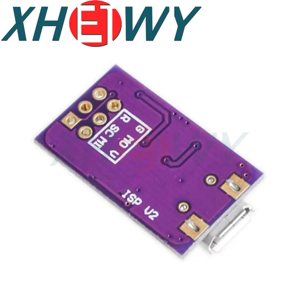 Micro USB Tiny AVR ISP ATtiny44 USBTinyISP Programmer