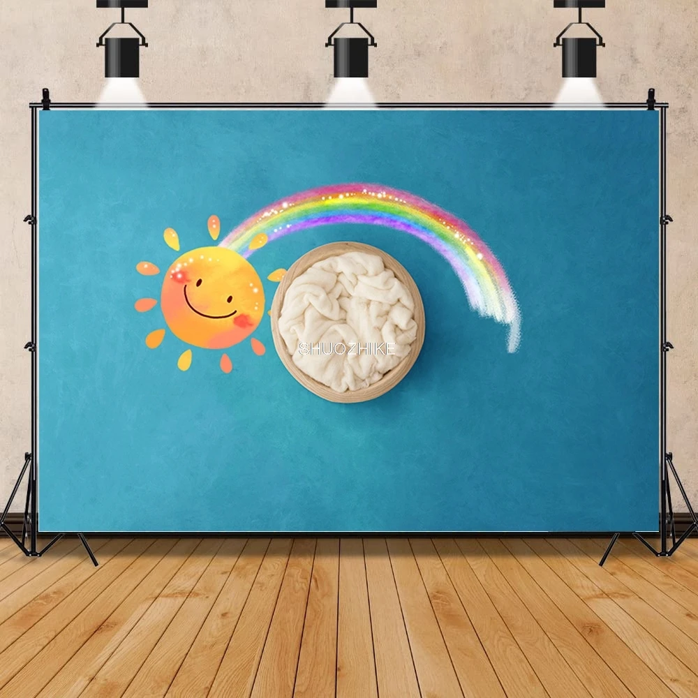 Neugeborenen Porträt Fotografie Hintergrund Blumen schwingen Geburtstag Kunst Hintergrund Baby Fotogalerie Requisiten lassen-02