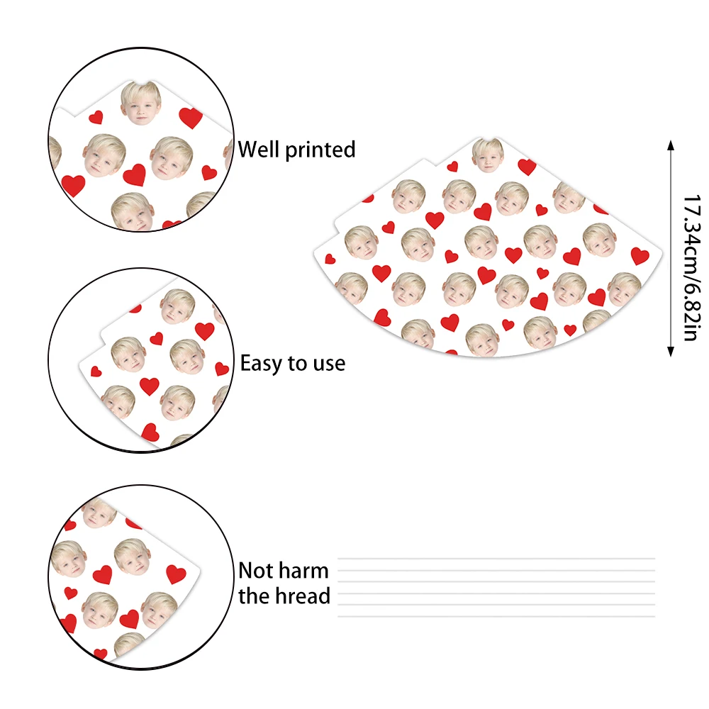 قبعة صور مخصصة لعيد الحب مخصصة لأي وجه قبعة ورقية للصور مثالية لتزيين حفلات الزفاف وعيد الحب