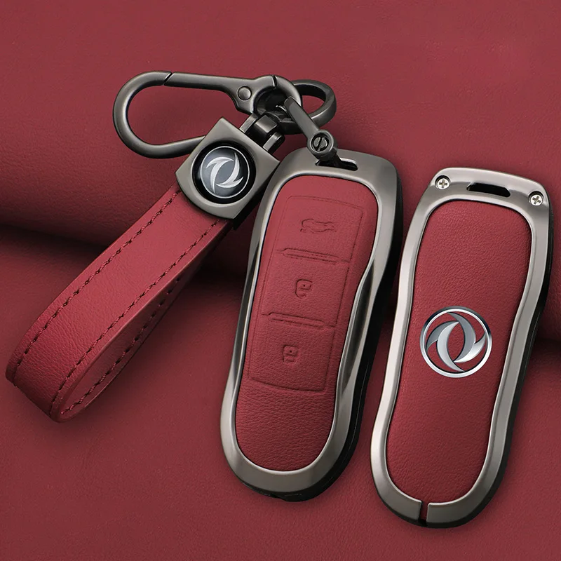 

Zinc Alloy Car Key Case for Dongfeng Fengguang DFSK Glory 580 Fengon Ix5 Ix7 Seres 3 Sf5 Remote Cover Shell Keychain Holder Fob