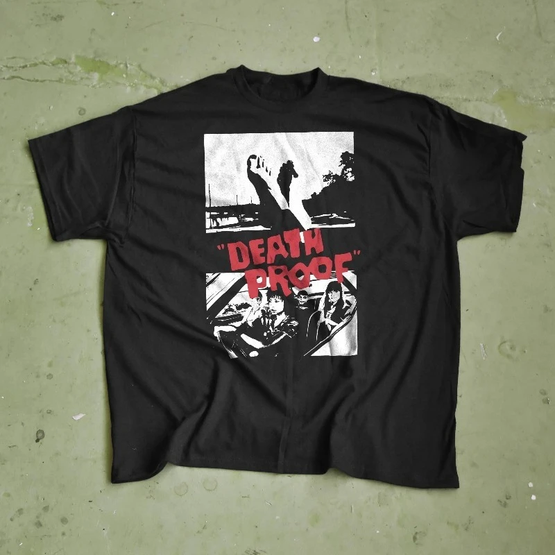 Death Proof T-Shirt, Quentin Tarantino Vintage Tee, Stuntman Mike Car Movie Shirt, Cult Film, Grindhouse Tee