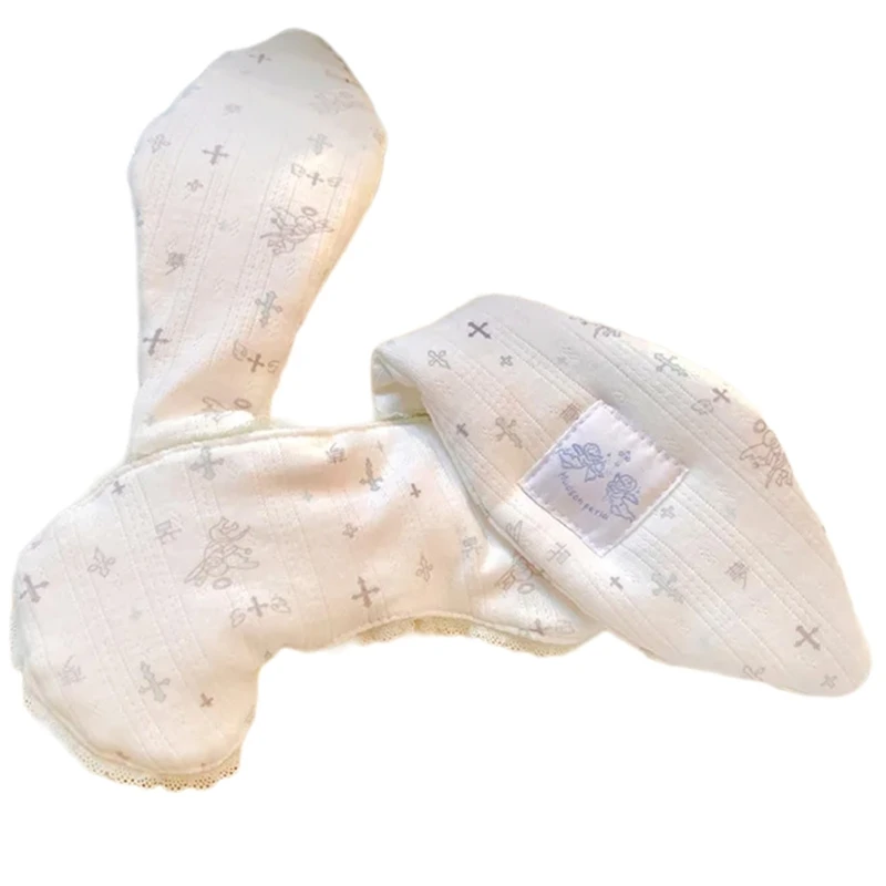 

652F Bunnies Ear Eye Cover Comfortable Restful Sleep Blindfolds Soft Eye Shade for Sleeing Relax