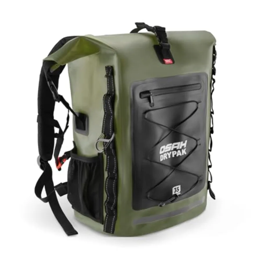

Waterproof Backpack Dry Bag// Heavy Duty Roll-Top Hiking Backpack for Travel Kayaking Boating Camping Rafting and Fishing