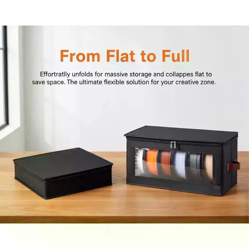 Filament Storage Box - 3D Printer Filament Storage Containers 3D Printing Accessories Holder Rack For Home, Office Workshop