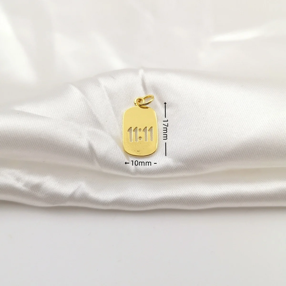 Angel Number 11:11 White Charms for Necklace Bracelets Earrings Enamel Gold Plated Rainbow Grass Pendant DIY Jewelry Accessories