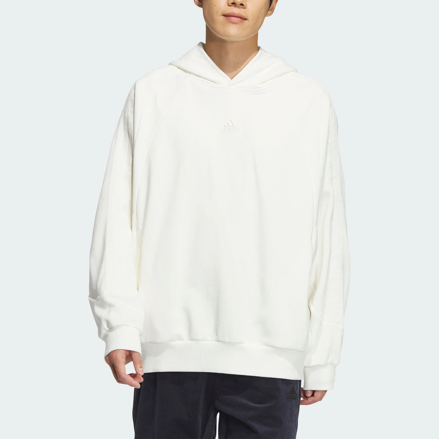 

Официальная мужская и женская простая толстовка с капюшоном Adidas ST 3ST WRM JI6635
