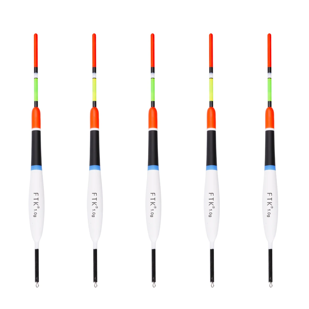 FTK Angeln Schwimmt Set 5 teile/paket Boje Bobber Schwimmt Schwankende Mix Größe Farbe Float Boje für Angeln Zubehör