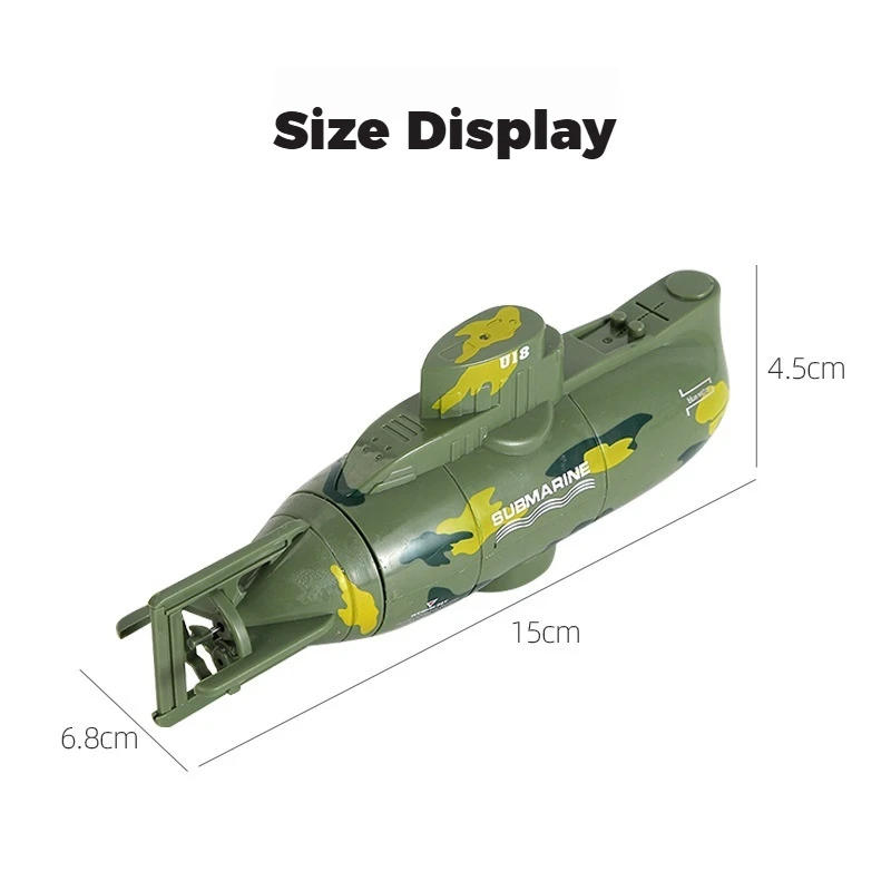 ماجيك الحوت RC الغواصة البسيطة التحكم عن بعد الغواصة النووية الكهربائية الغوص قارب لعبة الماء للأطفال الأولاد بركة اللعب هدية