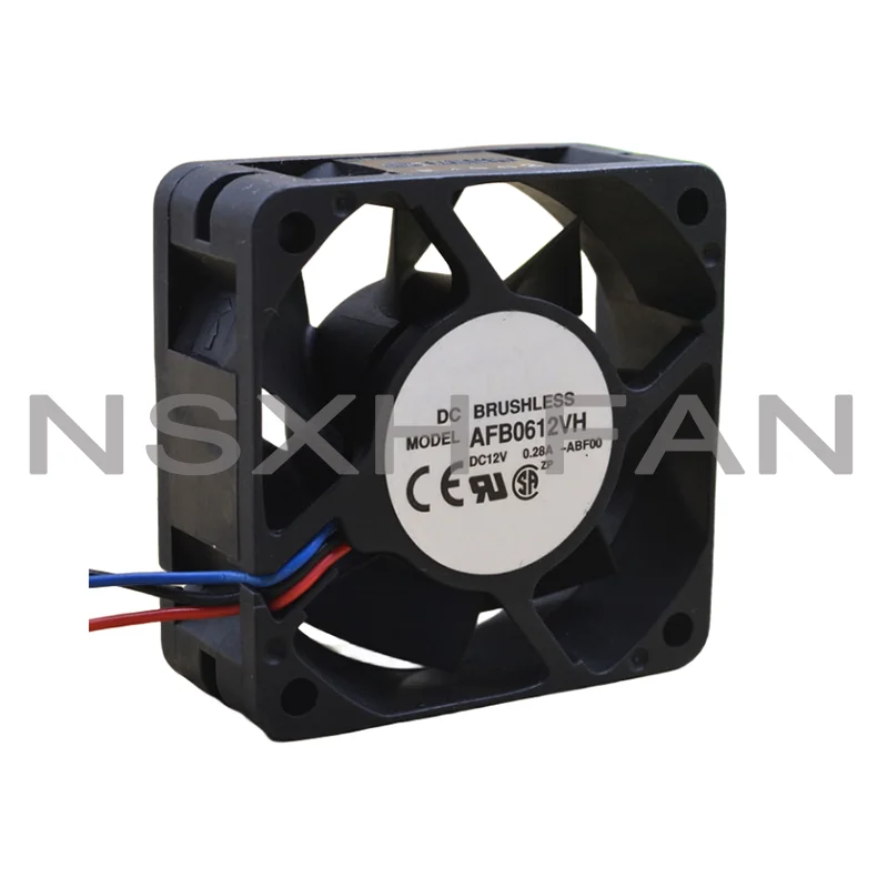 6CM 6025 12V 0.30A AFB0612VH-F00 3WIRES BALL CASE FAN