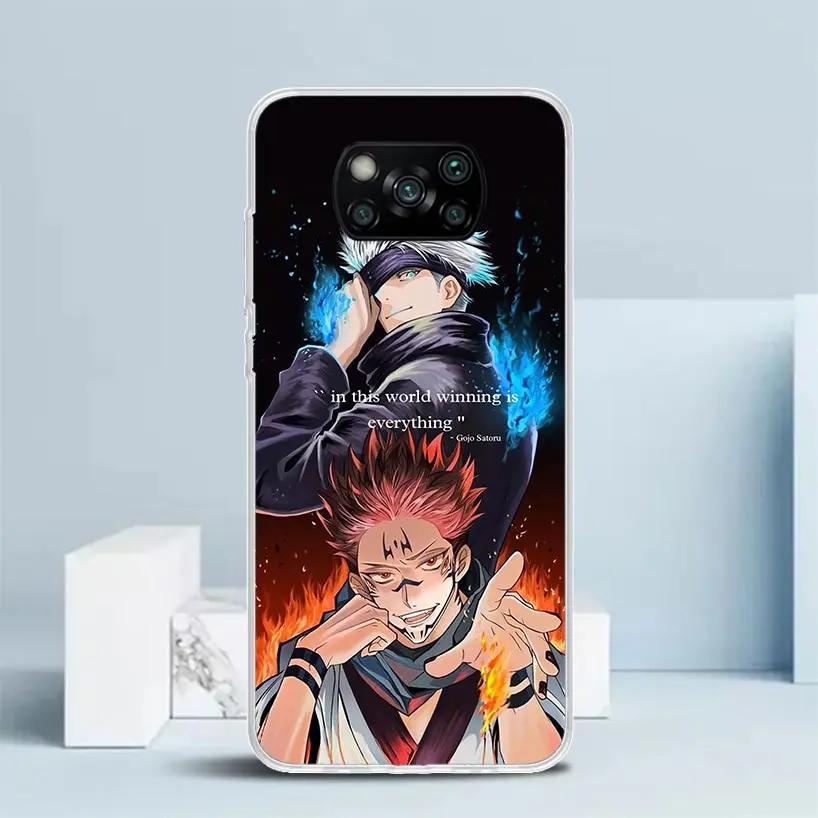 Hot Anime JK Silicon Call Phone Case For Xiaomi Poco X3 Nfc X5 X6 F6 F5 Pro M5S M5 X4 F4 GT M4 M3 F3 F2 F1 M2 Cover X3 Nfc X5 Pr