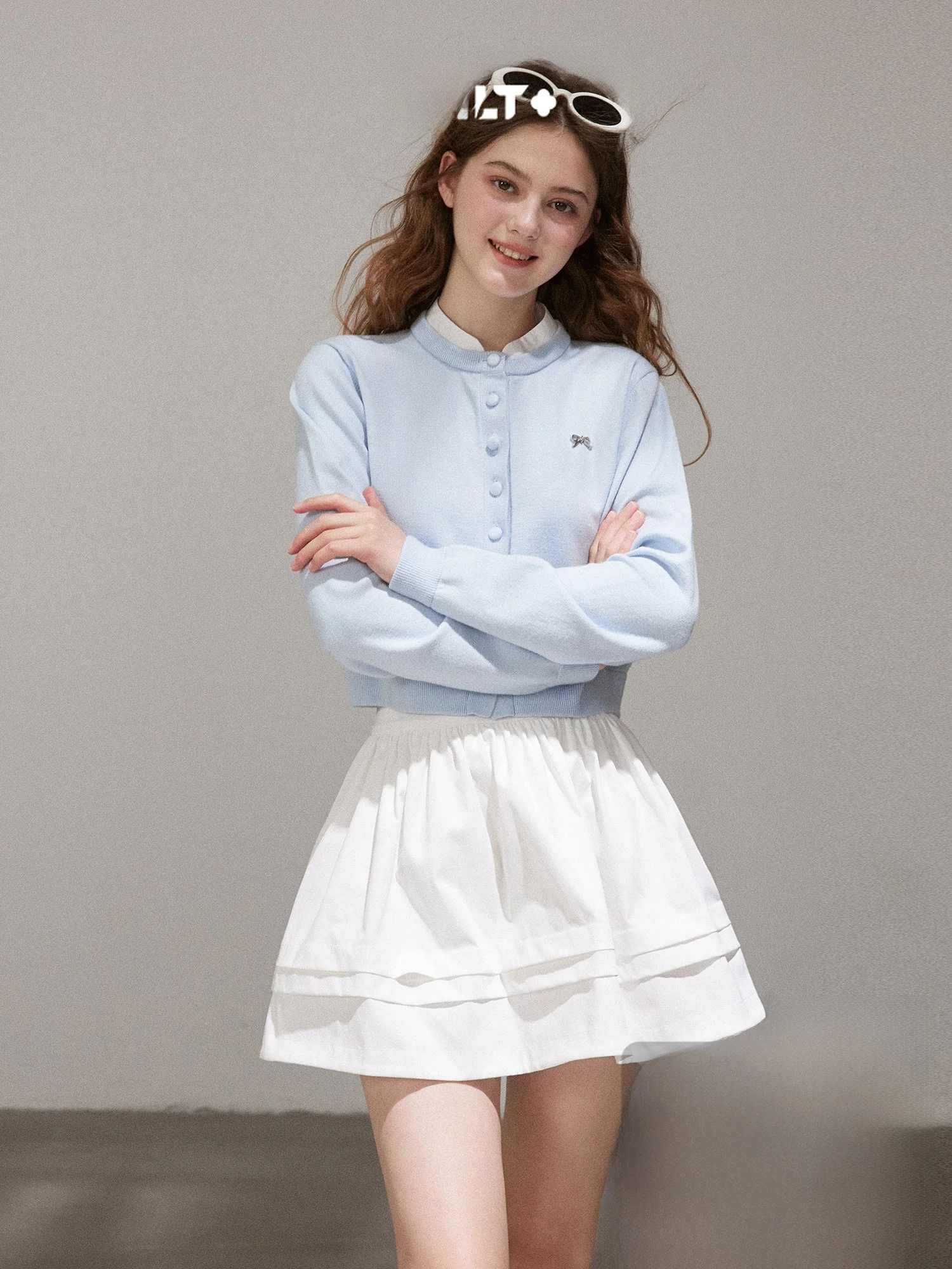 

Юбка Callmelater Puffy A-Line с высокой талией, утягивающая, белая, для девочек, из полиэстера, с эластичной резинкой на талии