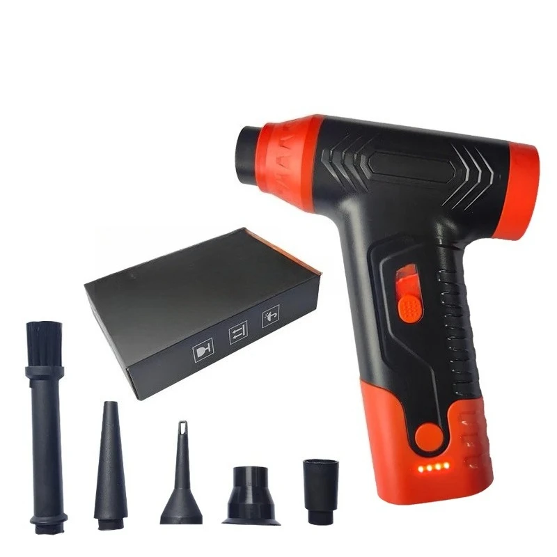 Air Blower Turbo Fan Dual-purpose Car Dust Suction And Handheld Mini Dust Cleaner High Speed Duster Gun Cleaning Tool