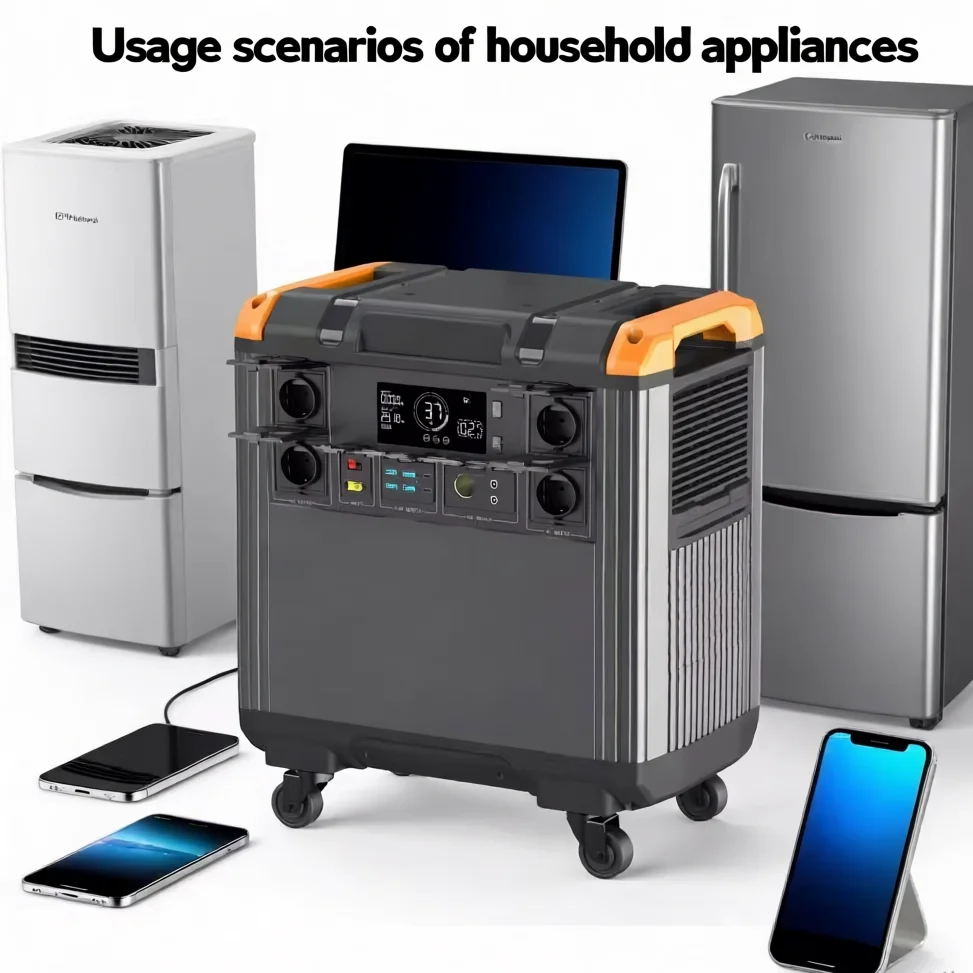 5.3KWH Portable EV Charger Solar Power Station New Condition Car Charging Battery Bank For Camping Outdoor On-Board Chargers