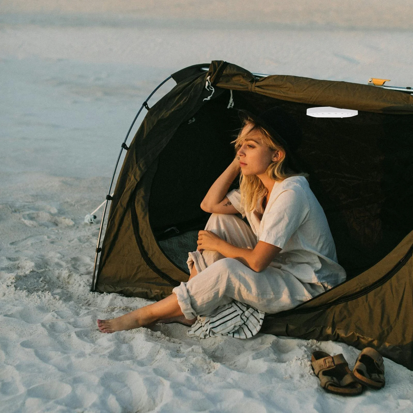 التخييم ضوء المحمولة Led خيمة مصباح المشي لمسافات طويلة في الهواء الطلق إضاءة الطوارئ خفيفة الوزن مستديرة مصباح التخييم مقاوم للماء #6