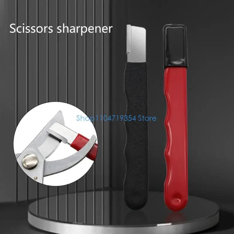 0XLD Pocket Sharpener Knife Shears Scissor Sharpener Garden Tool Sharpener for Knife