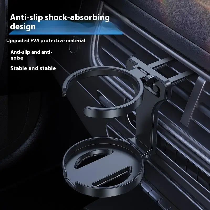 

1 Piece Car Coffee Cup Foldable Stand Truck Cup Holder Anti-Slip Water Bottle Vent Mount Storage Organizer For Truck Van RV