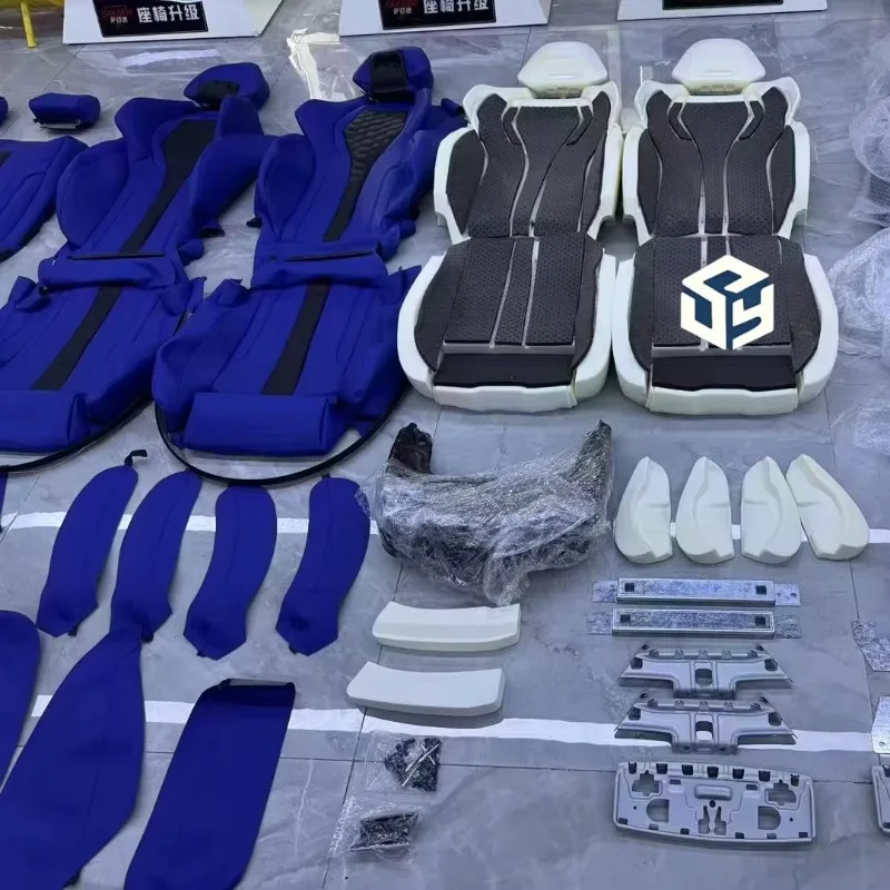 

Customizable Carbon Fiber & PU Leather Racing Bucket Seats Car Interior Accessories for BMW Sport Style Sponge Seat Cover