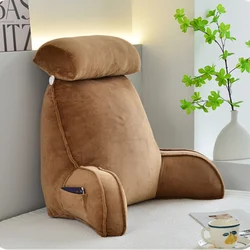 Ultra Soft Memory Reading Pillow Office Sofa Bedside Back Cushion Bed Lumbar Support Cushions Backrest Comfortable Waist Pillow