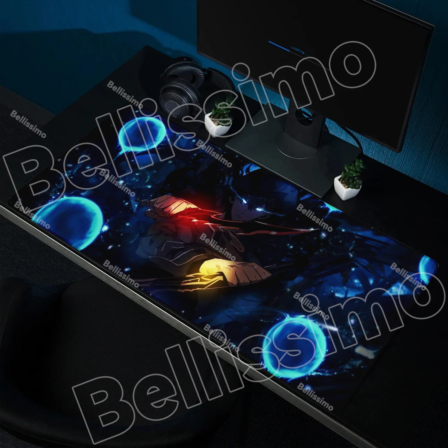 

XXL Anime Solo Leveling Mousepad HD Printing Computer Gamers Locking Edge Non-slip Mouse Pad Keyboard PC E-Sports Speed Desk Mat