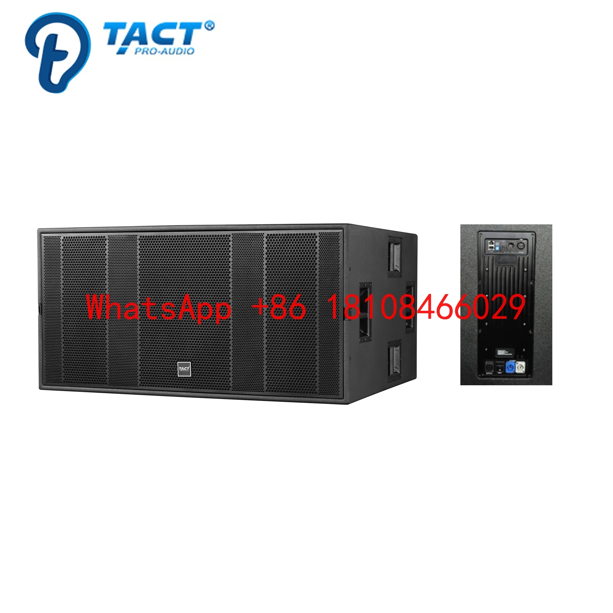 

Special Design Outdoor Stage Double Dual 18 Inch Active Subwoofer Speaker for Project