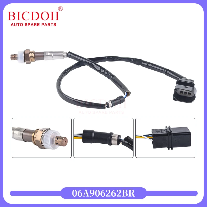 

1pc O2 Oxygen Sensor 06A906262BR 06A906262CF fit 2008-2010 Audi A3 SEAT Altea LEON SKODA OCTAVIA VW Caddy Volkswagen Golf JETTA