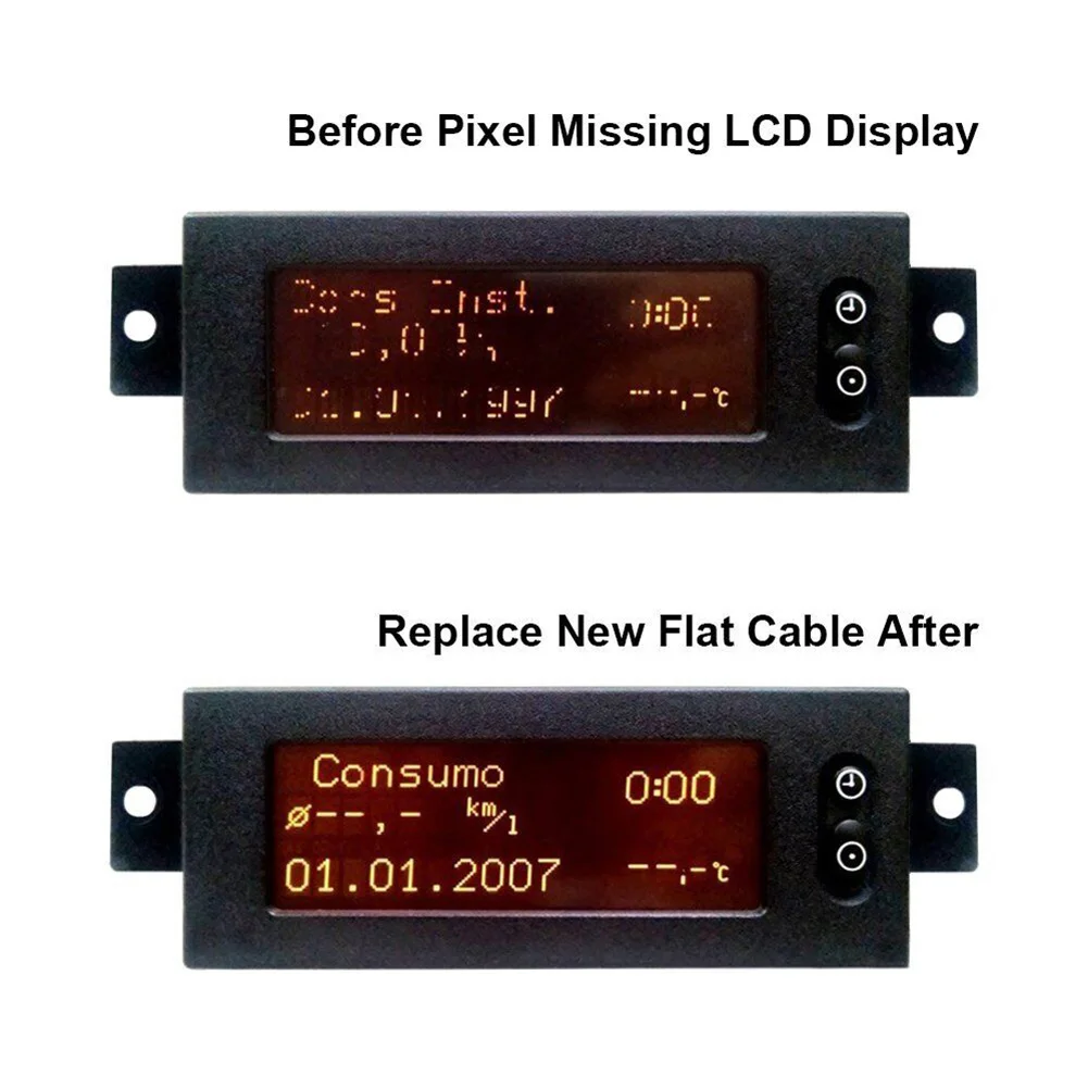 Flat LCD Connector For Opel ASTRA Info Board Computer Display 024461677 24461517 1023552 126093 90562546 Info Display