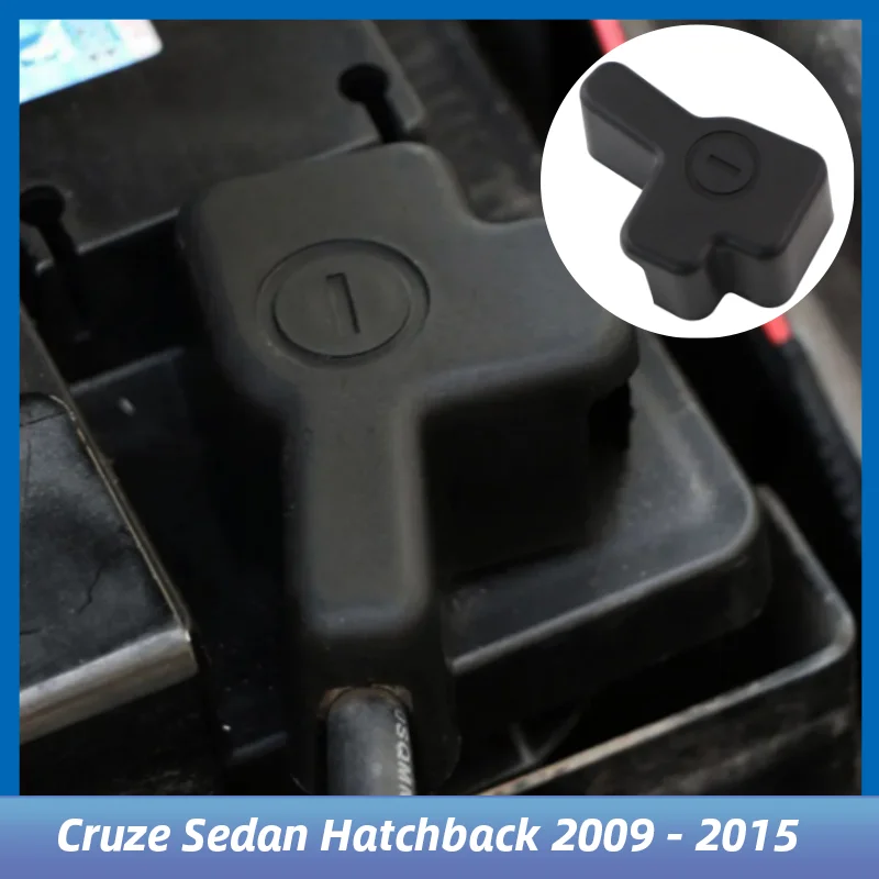 

Car Battery Negative Cover for Chevrolet Cruze Sedan Hatchback 2009 - 2015 Engine Batteries Cap Anti-Rust Protector Accessories