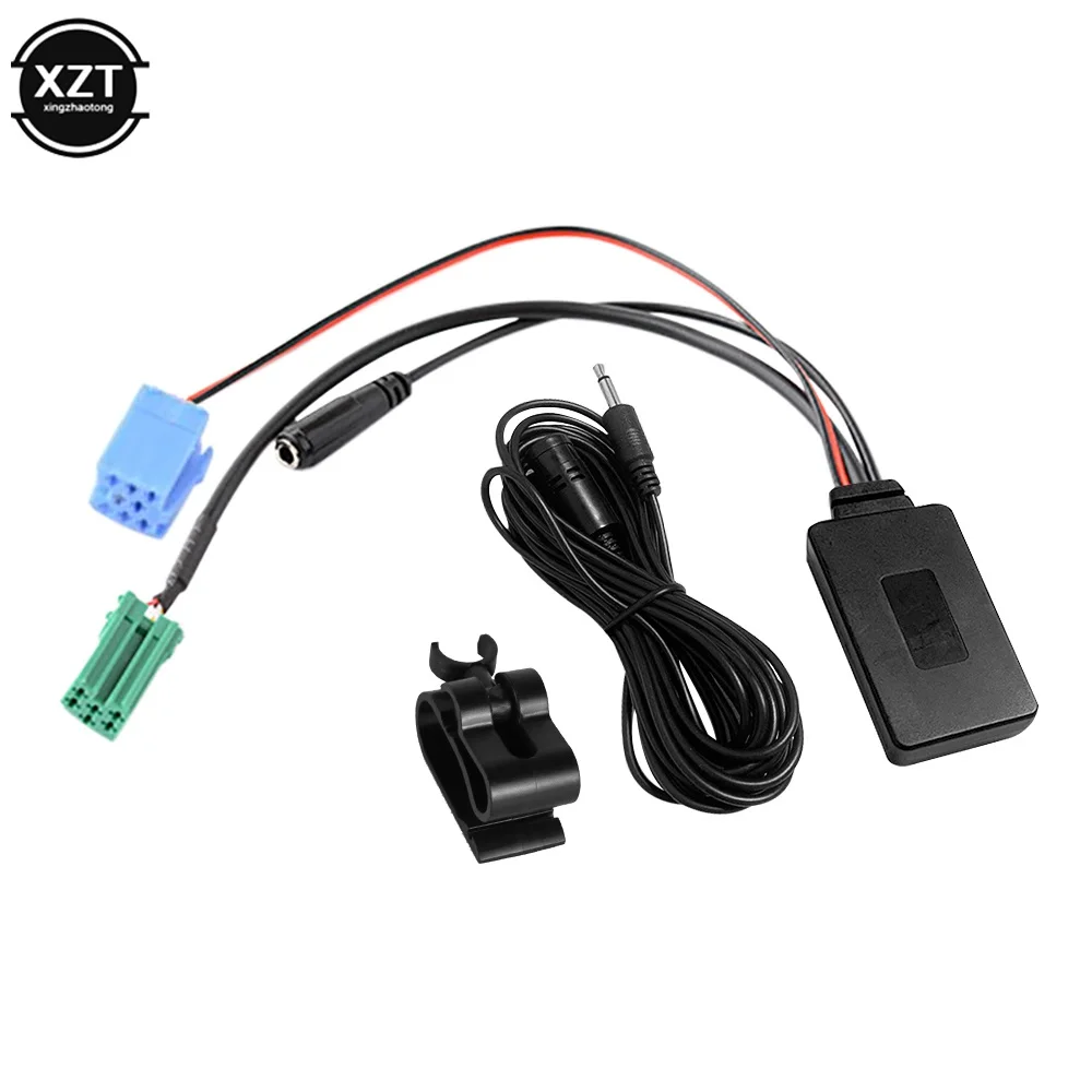 Dla Renault Megane 2 Updatelist Radio samochodowe Bluetooth 5.0 Kabel Aux Mikrofon Zestaw głośnomówiący Telefon komórkowy Bezpłatny adapter do połączeń