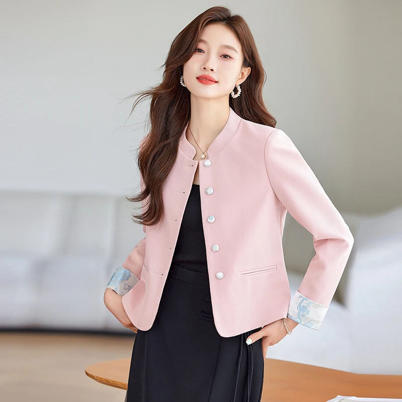 Elegant OL Styles Formal Blazers Jackets Coat for Women Career Interview Jackets Coat Professional Office Work Wear Outwear Tops