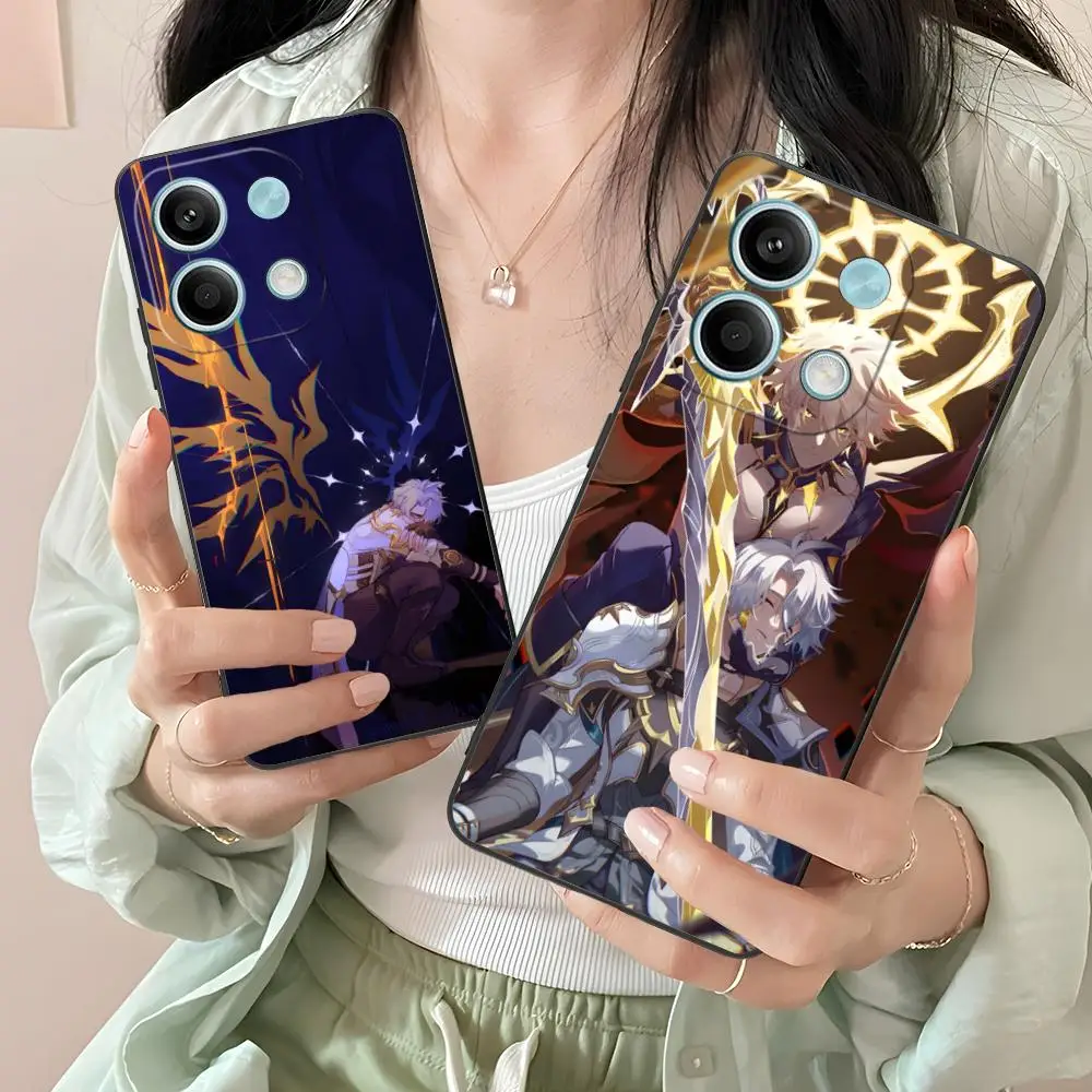 

Чехол для телефона Honkai Impact Phainon для Xiaomi Redmi Note 14 13 12 11 A5 3 2 1 Pro Plus 4G 5G с цветной печатью, защитная роскошь