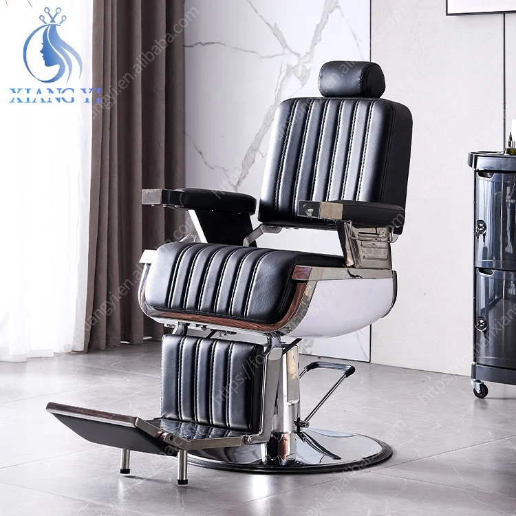 

Salon Furniture Hairdressing Equipment Barber Chair Men's Hair Salon Chairs Metal Baber Chair