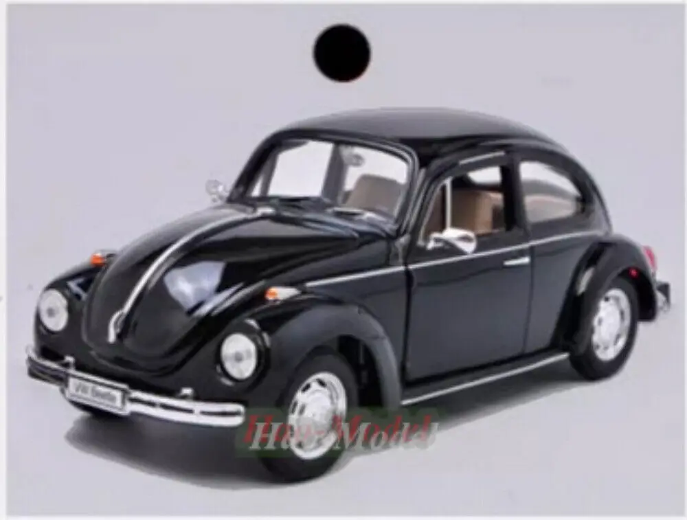 WELLY 1/24 FX For Volkswagen Beetle 1950 car model Alloy Diecast Simulation Toys Boys Birthday Gifts Hobby Display Collection