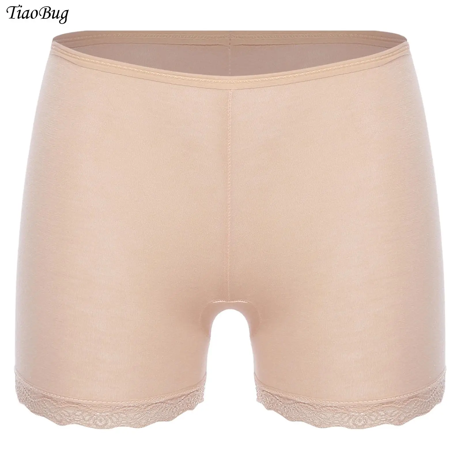 المرأة سلامة السراويل الملابس الداخلية مرونة الخصر الأزهار الدانتيل تقليم سلس سراويل بوكسر فستان Pettipants عطلة عادية ملابس يومية