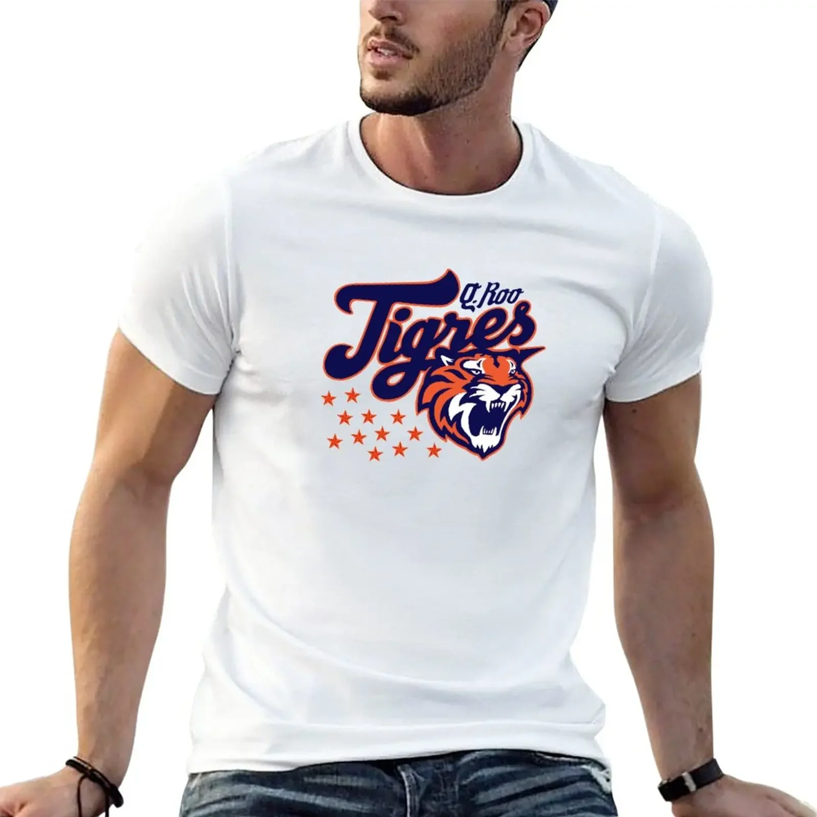 Tigres de Quintana Roo T-Shirt customs heavyweights blacks mens white t shirts