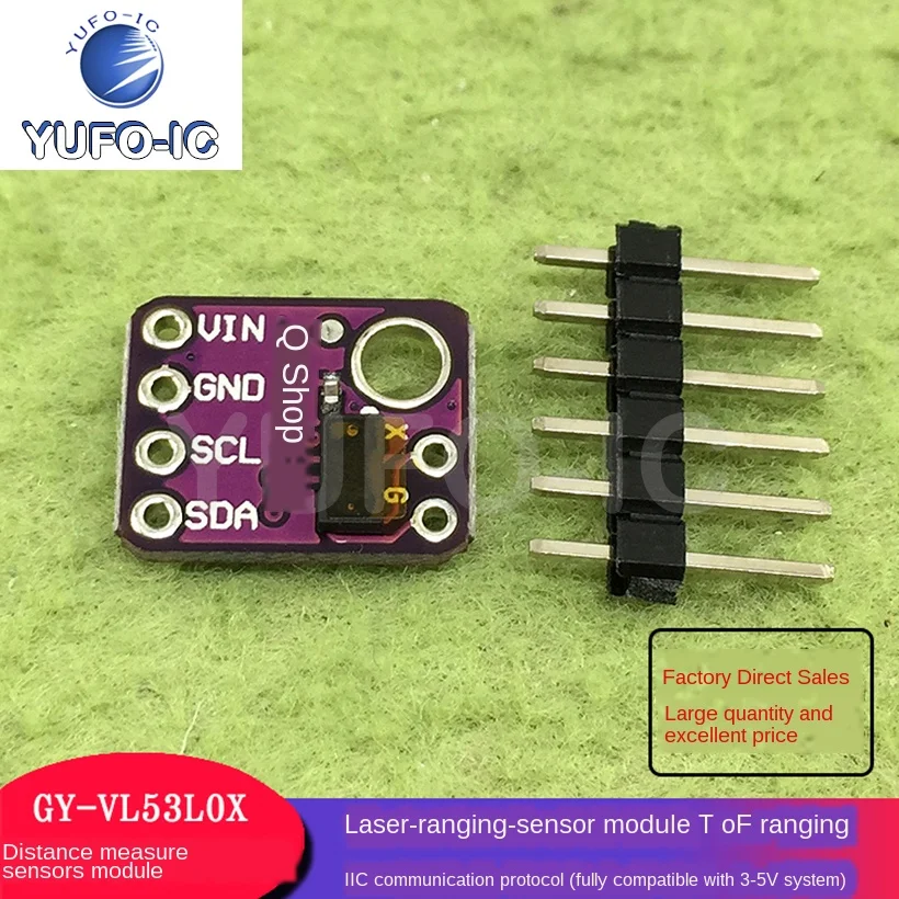 Free Ship 3pcs The Ranging Sensor GY-530 VL53L0X Laser Ranging Sensor Module TOF Ranging