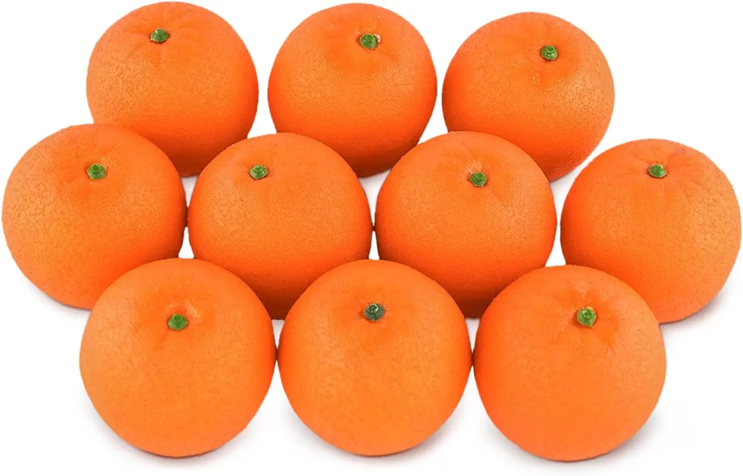 10Pcs Artificial Lifelike Simulation Orange Set Fake Fruit for House Kitchen Party Decoration
