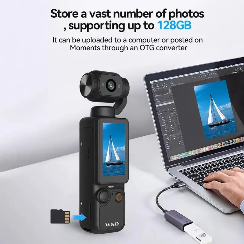 

1080P Rotatable Portable Multifunction Pocket Audio Video Sports Riding Camera Recording