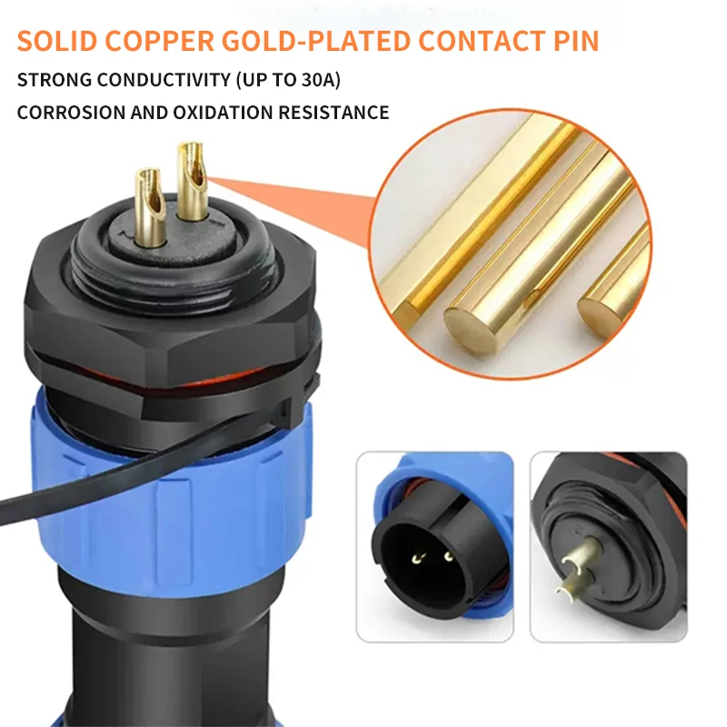 IP68 SP13 Aviation Plug Socket - Aviator Connector Kit avis et prix