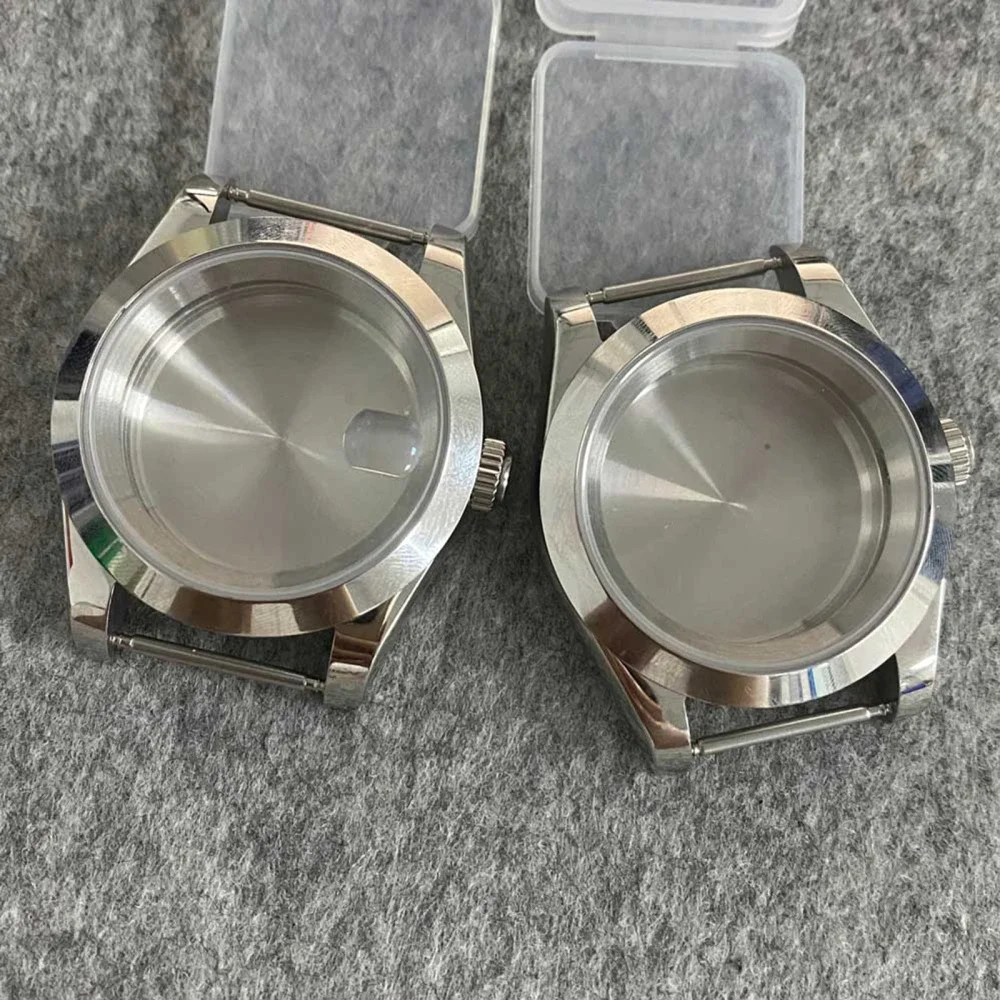 Stainless Steel watch case For NH35 NH36 Movement Sapphire Glass Watch Case 5ATM Waterproof  39mm Oyster Perpetual Case parts