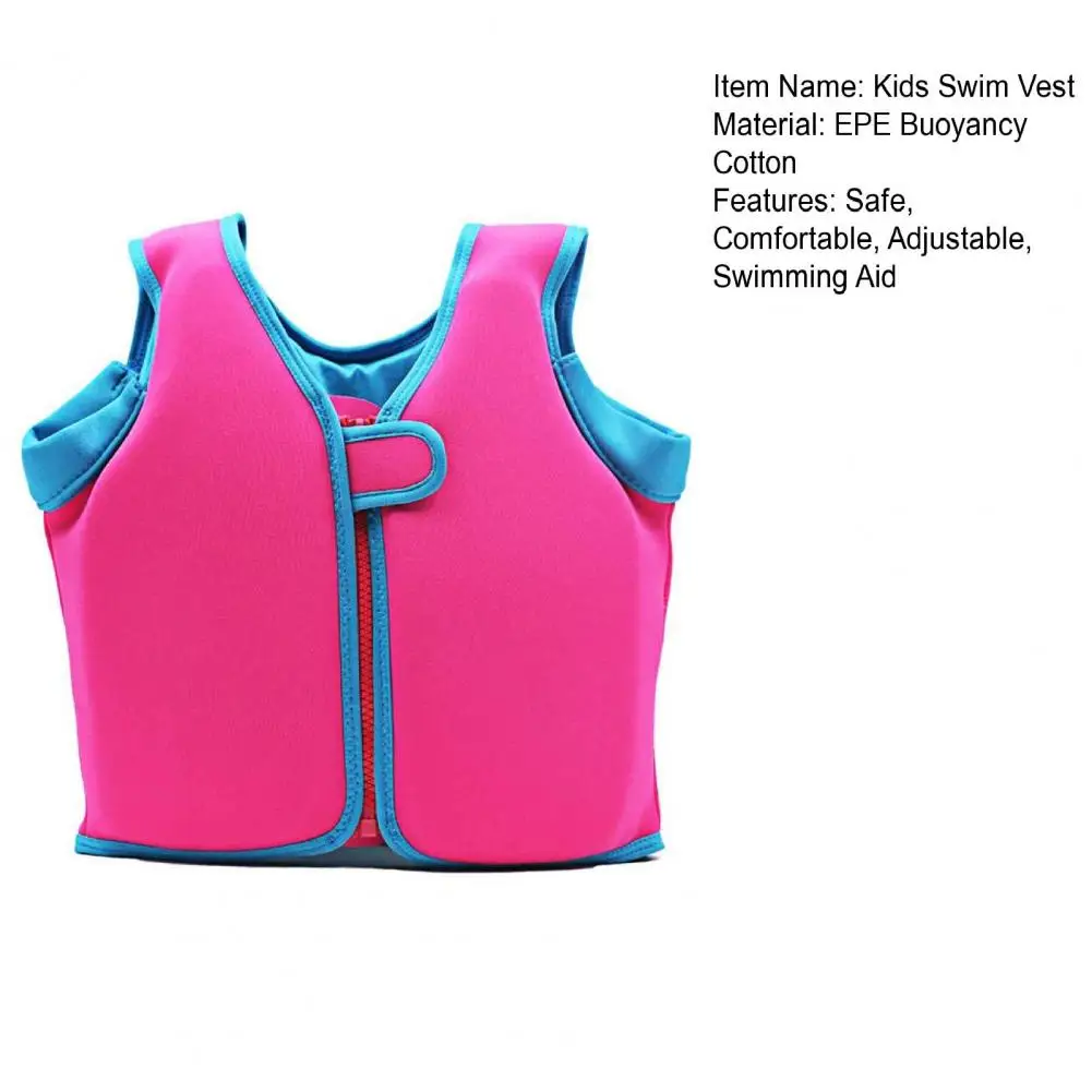 Swim Vest Toddler Buoyancy Jacket Swimming Aid for Pool Beach Adjustable Pool Floats Life Jackets for Boys Girls Aged 1-10 Years view 5