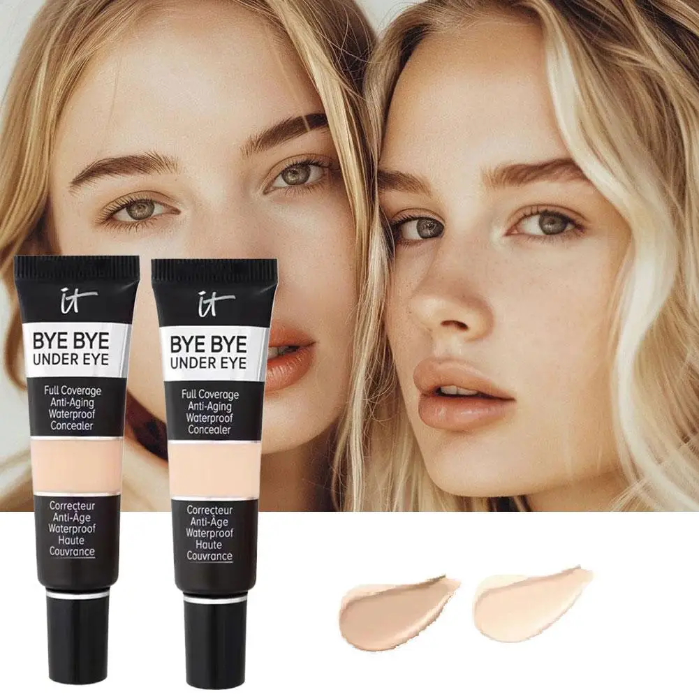 12ml Facial Concealer Foundation Liquid Waterproof Oil-control Cover Dark Circles Fleck Lentigo Skin Care Face Makeup