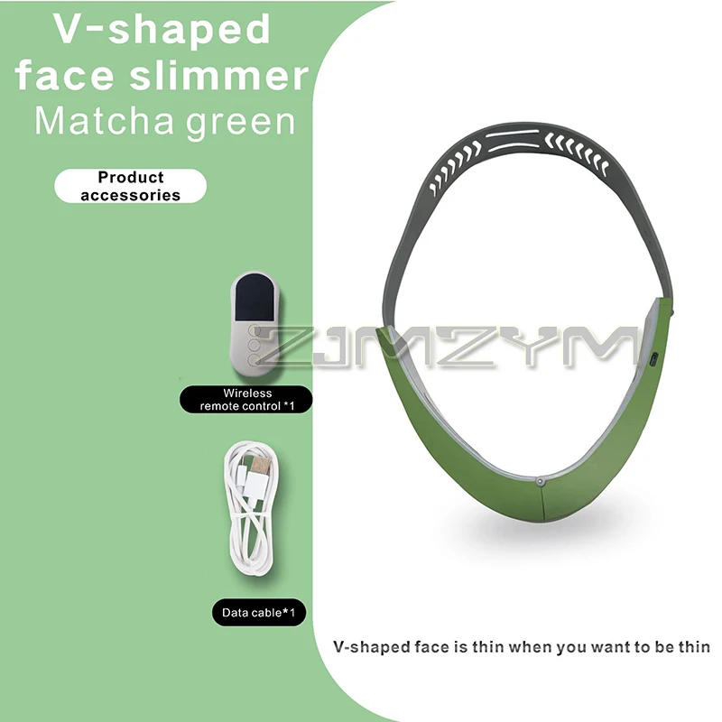 V-Face Beauty Instrument Microcurrent Lifting Vibration Massager Device Double Chin Remover V-Line Up Facelift Shaper Belt