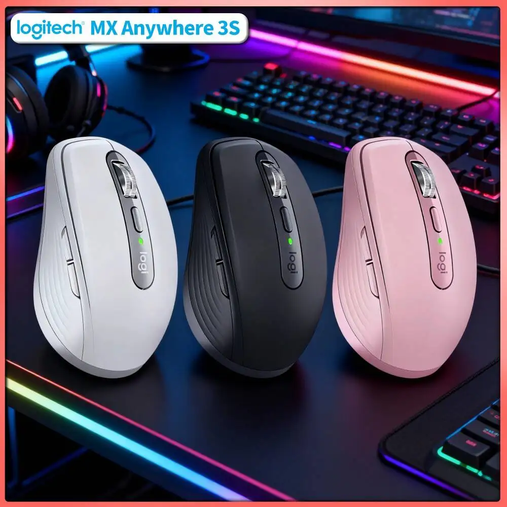 Top-Tier MX Anywhere 3S - 8K DPI Sensor, Multi-Device Sync, Silent Click, Perfect for Grocery Festival Back Office Room