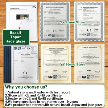 Tontin 玉釉熱石按摩套裝按摩器背部按摩器保健按摩石用於按摩脊椎玄武岩石水療 8 最佳銷售 熱石 - №8